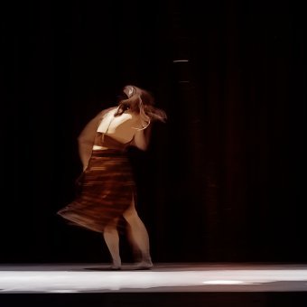 Fragments of the performance, lighting.