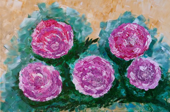 Ballet of Gentle peonies