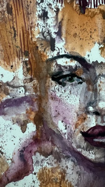 The lady knowledge Drawing - Katerina Anchugova