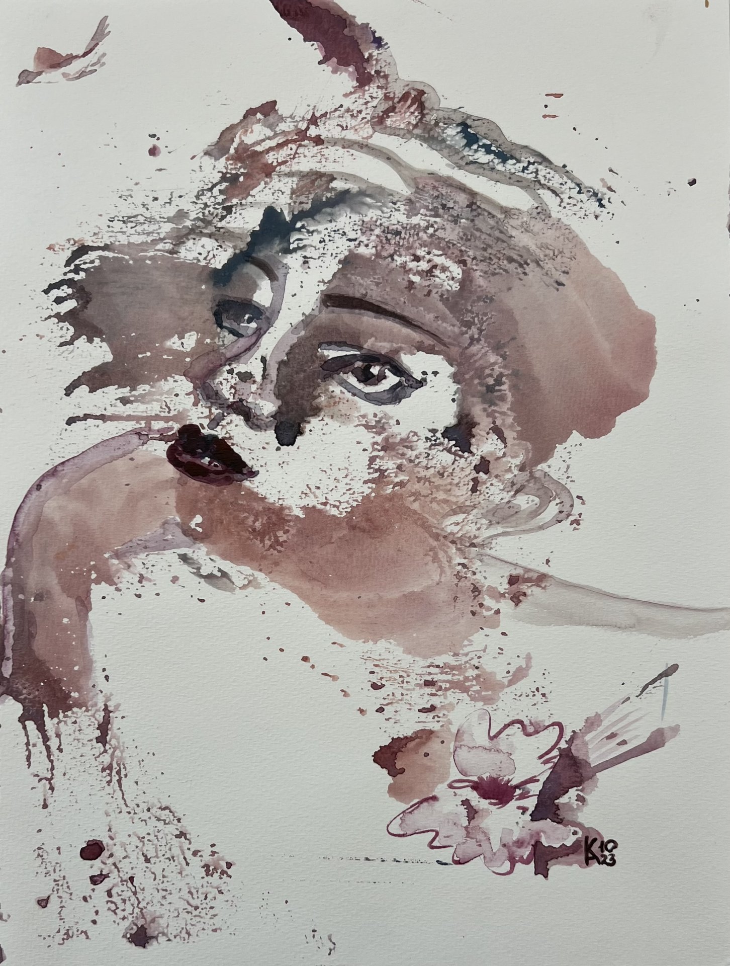 Loyal friend Painting by Katerina Anchugova