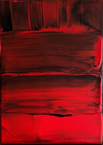 Art abstrait texturé au coucher du soleil 2025