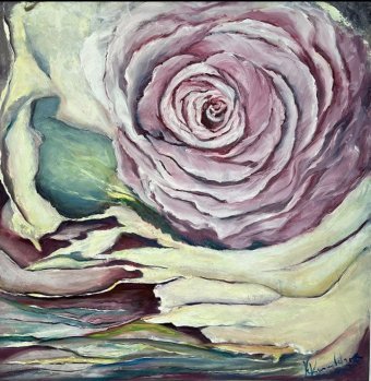 Сердце розы