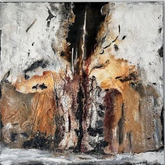 Текстуры ржавых стен в абстрактном пространстве