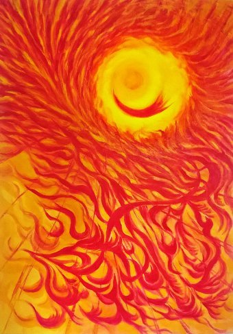 Painting "SUNNY 2" by painter Constantin Popescu oil canvas at Jose Art Gallery