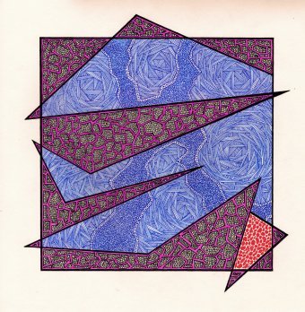 Grafika "W usterce", ilustrator Robert Borynskyy technika mieszana papier w Jose Art Gallery