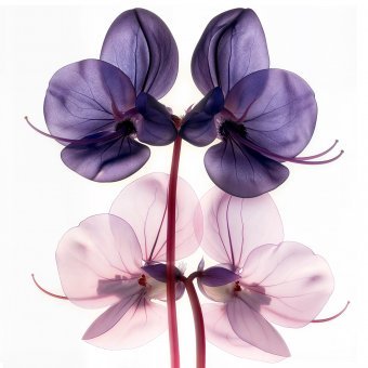 A Botanical 68: Fioritura eterea rosa e viola
