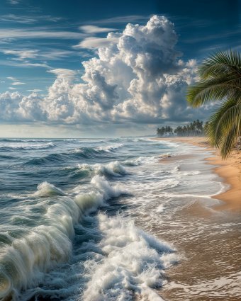 Фотография "Барбадосский бриз. Тропический прибрежный пейзаж", фотограф Michael F в Jose Art Gallery