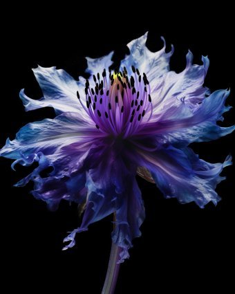 A Botanical 44: Eleganza dei fiori viola