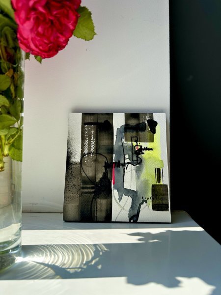 Immagine aggiuntiva 4: Astrattismo Genere Pittura "Kepler 452b", pittore Noumenona acrilico carta 