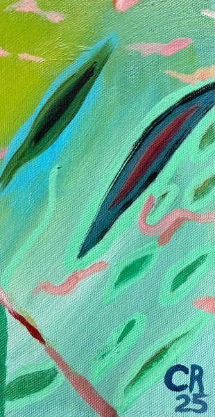 Дополнительное изображение 1: Абстракционизм Городской пейзаж Живопись "Дерево тысячи глаз" живописец Constantin Roucault масло холст 