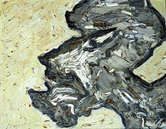 Painting "HEAD-3" by painter ANAND MANCHIRAJU oil plastic at Jose Art Gallery