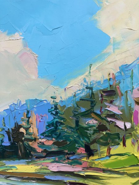 River Painting by Bohdan Vynarchyk - Jose Art Gallery