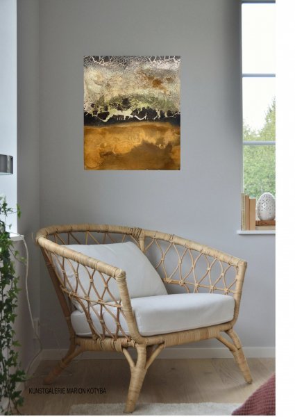 Дополнительное изображение 1: Абстракционизм Интерьер Живопись "Autunno XXV" живописец Marion Kotyba смешанная техника холст 