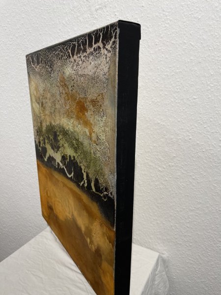 Дополнительное изображение 2: Абстракционизм Интерьер Живопись "Autunno XXV" живописец Marion Kotyba смешанная техника холст 