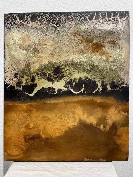 Дополнительное изображение 6: Абстракционизм Интерьер Живопись "Autunno XXV" живописец Marion Kotyba смешанная техника холст 