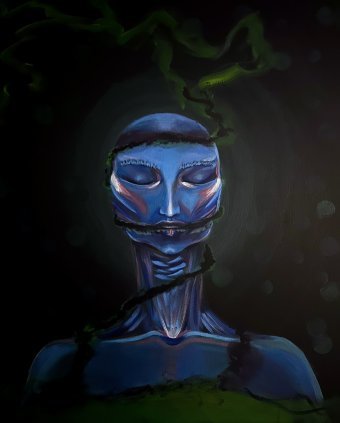 Живопис "Коріння пам'яті", живописець Sofia Dmitrieva акрил холст в Jose Art Gallery