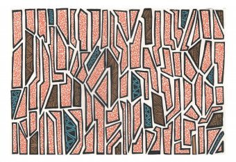Grafica "SCIOCCHEZZE GRAFICHE", illustratore Robert Borynskyy tecnica mista carta alla Jose Art Gallery
