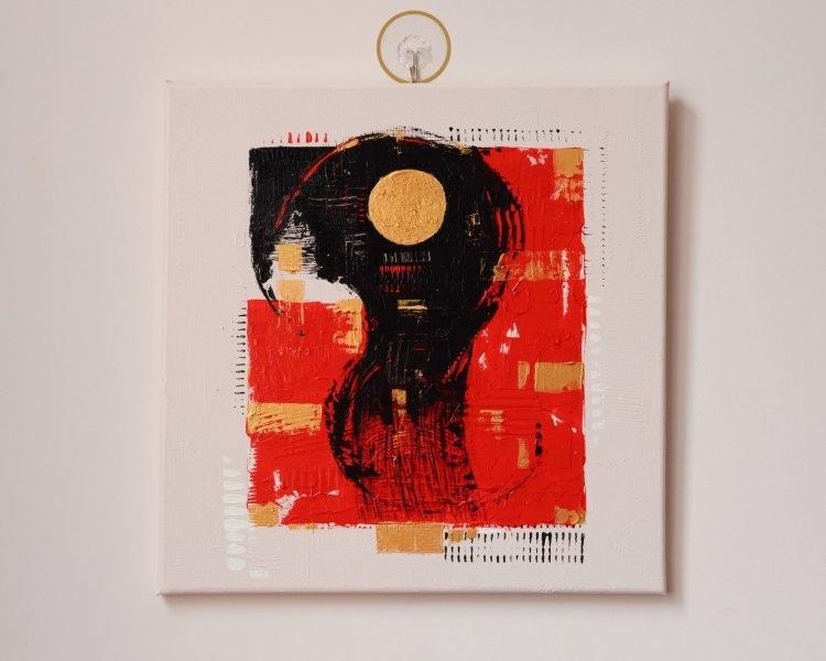 Immagine aggiuntiva 1: Astrattismo Genere Pittura "Riassunto #5", pittore Anna Shee acrilico tela 