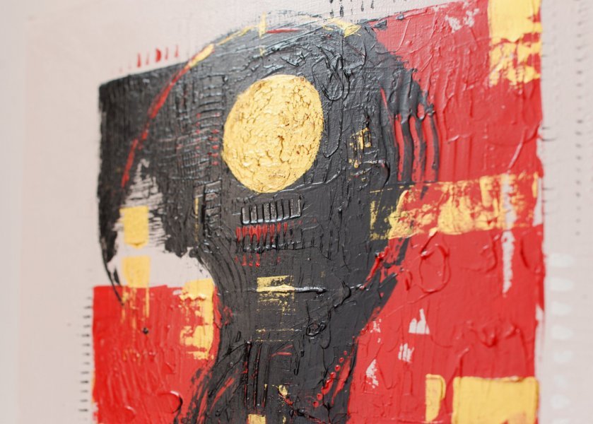 Immagine aggiuntiva 6: Astrattismo Genere Pittura "Riassunto #5", pittore Anna Shee acrilico tela 