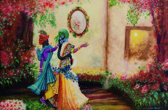 Radha and Krishna's Garden