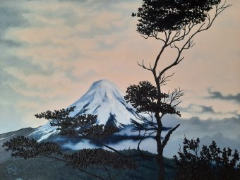 Volcano Chile Evening Landscape