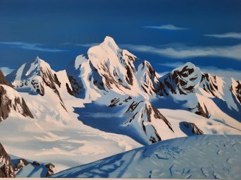 Serenity of the Peaks. Winter Landscape 2016