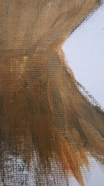 Immagine aggiuntiva 1: Arte moderna Ritratto Pittura "SINGLE EYE #2", pittore OTREBOR acrilico tessuto 
