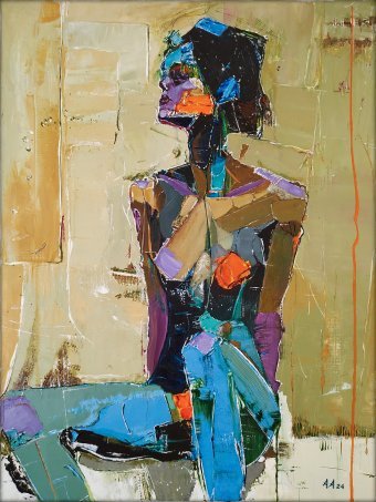 Malerei "Malachite Intonation", maler/-in Alexander Aksyonov Acryl Leinwand in der Jose Art Gallery