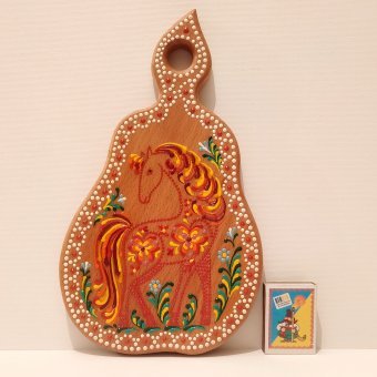 Скульптура "Лошадь - символ 2026 года", скульптор YULIIA NOVIKOVA Дерево в Jose Art Gallery