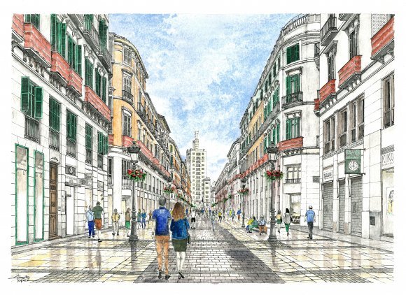 Malaga, Larios Street