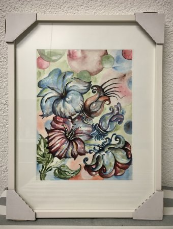 Flowers abstract.