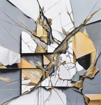 Painting "Energy boost" by painter Viktor Babak acrylic canvas at Jose Art Gallery