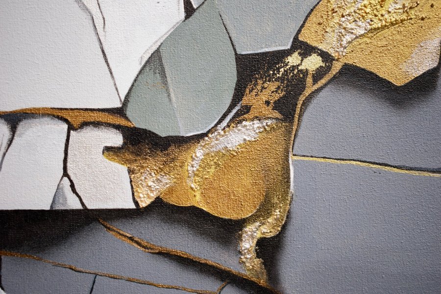 Imagen adicional 2: Abstraccionismo Interior Pintura "Aumento de energía", pintor Viktor Babak acrílico lienzo 