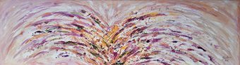 Painting "Looking for miracles" by painter Elena Parau mixed method canvas at Jose Art Gallery