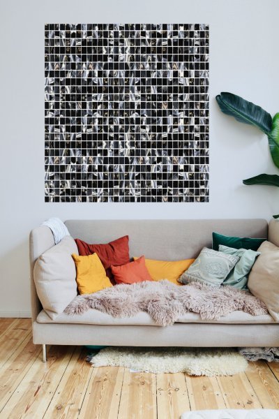 Image supplémentaire 2: Art du pixel Familial Art numérique "Paysage nocturne urbain", artiste numérique michael Bertoli 