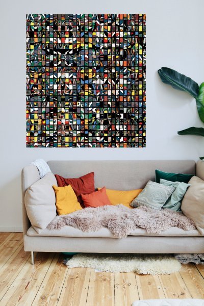 Image supplémentaire 4: Art du pixel Familial Art numérique "Paysage urbain", artiste numérique michael Bertoli 