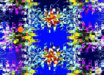 Digital Art "Six moons rising" by digital artist michael Bertoli at Jose Art Gallery