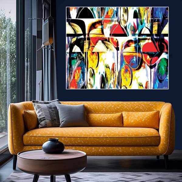 Additional view 1: Pixel art Genre Digital Art Reflections by digital artist michael Bertoli 