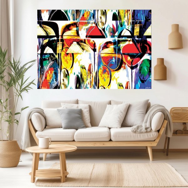 Additional view 3: Pixel art Genre Digital Art Reflections by digital artist michael Bertoli 