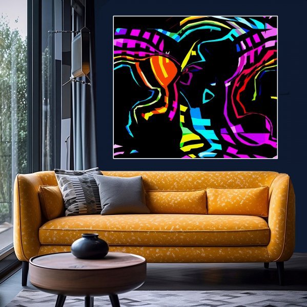 Additional view 1: Pixel art Genre Digital Art Abstracted Moments by digital artist michael Bertoli 