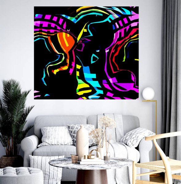 Additional view 2: Pixel art Genre Digital Art Abstracted Moments by digital artist michael Bertoli 