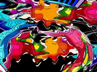 Digital Art "Living in the sixties" by digital artist michael Bertoli at Jose Art Gallery