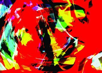 Digital Art "Digital Bird in Abstract Flight" by digital artist michael Bertoli at Jose Art Gallery