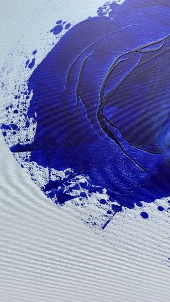 Zusätzliches Bild 3: Abstraktionismus Porträt Malerei "Ohne Worte", maler/-in Lina Kush Acryl Leinwand 