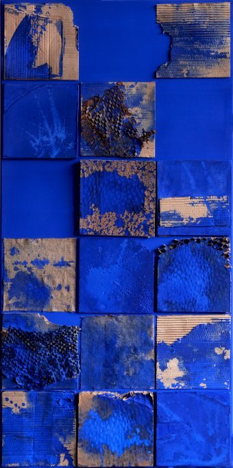 Indigo Rhythm. Urban Geometry in Blue
