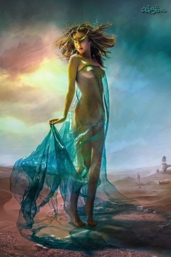 Цифрове мистецтво "Бачення пустелі", цифровий художник VLADIMIR ATAPIN в Jose Art Gallery