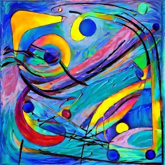 Burst of Life and Color