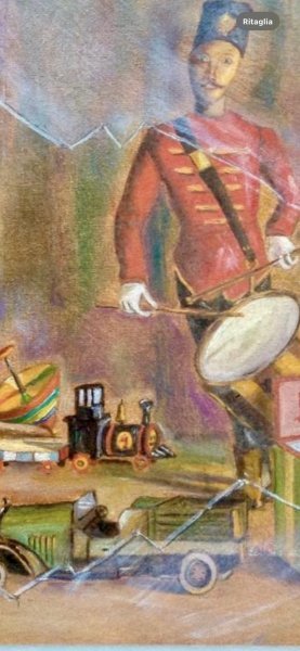 Додаткове зображення 5: Фігуративізм Побутовий Живопис "Спогади", живописець Angelo Ferro масло картон 