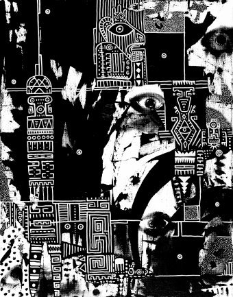 Malarstwo "Defragmentacja EYEsed #2", malarz Anna Shee akryl płótno w Jose Art Gallery