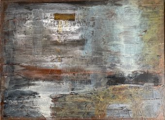 Malarstwo "Streszczenie 20: Teksturowane warstwy czasu", malarz Alex akryl płótno w Jose Art Gallery